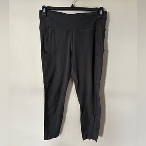 Lululemon Fast and Free 25” legging Graphite Grey size 12